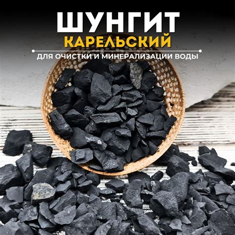 Карельский шунгит, фильтр для очистки и минерализации воды, активатор ...