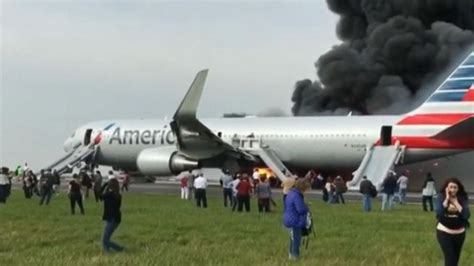 Video Inside The Chaos Of A Burning Passenger Plane And A Terrifying Evacuation Abc News