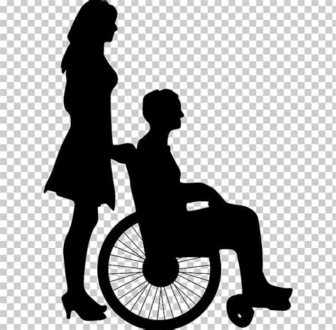 Wheelchair Disability Old Age Png Clipart Artwork Black Black And