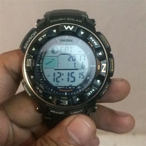 Casio Protrek Prg 250 Triple Sensor Men S Fashion Watches And Accessories Watches On Carousell