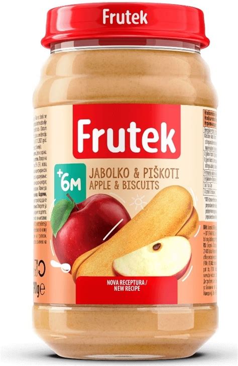 Frutek Kašica Jabuka Keks 190g Cenoteka