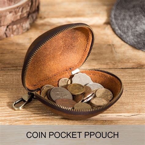 Leather Coin Purse T For Men Small Folding Glasses Pouch Etsy