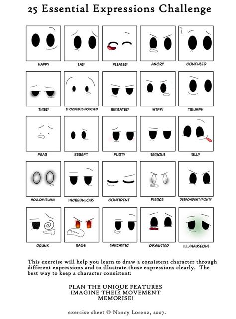 Expressions Challenge By Gemini5267 On Deviantart