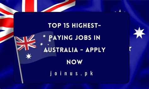 Top 15 Highest Paying Jobs In Australia 2024 Apply Now