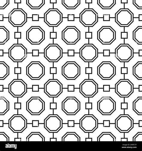 octagon seamless pattern. abstract geometric pattern vector ...