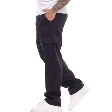 Calça Cargo Masculina Skatista Modelo Larga Com Bolso Lateral Varias