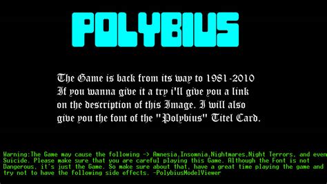 POLYBIUS GAME ACCESS by PolybiusModelViewer on DeviantArt