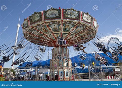 Amusement Rides at Fair Park Editorial Stock Photo - Image of nice ...