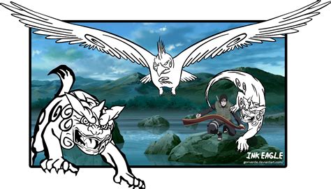 Ink Eagle By Goriverde On Deviantart Sai Naruto Anime Boruto Manga