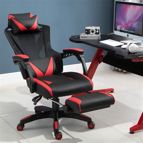 Vinsetto Silla Gaming Con Reposapi S Roja Negra Pccomponentes