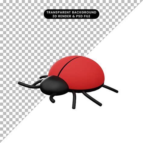 Premium Psd D Illustration Of Simple Bug