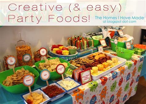 Monster Party Spotlight On Food Kids Party Food Birthday Party