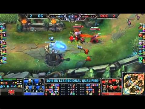 Origen vs Roccat Día 2 Mapa 5 LCS EU Regional Qualifier 2015