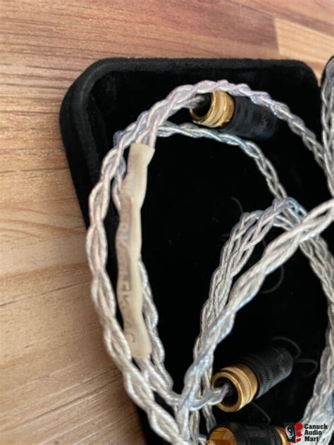 Pair Of Cable Kimber Silver Interconnects M Kcag With Wbt And