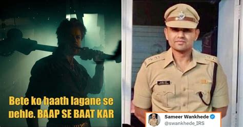 Sameer Wankhede Responds After SRKs Baap Se Baat Kar Dialogue Goes Viral