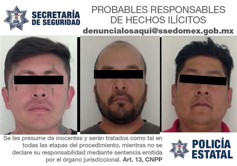 Tras Una Denuncia Ciudadana Detienen A Tres Extorsionadores En Coacalco