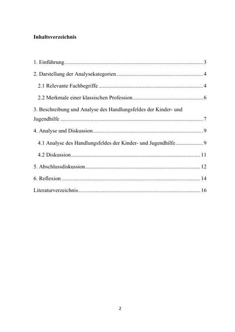 Soziale Arbeit Als Profession Das Beispiel Der Kinder Und Jugendhilfe