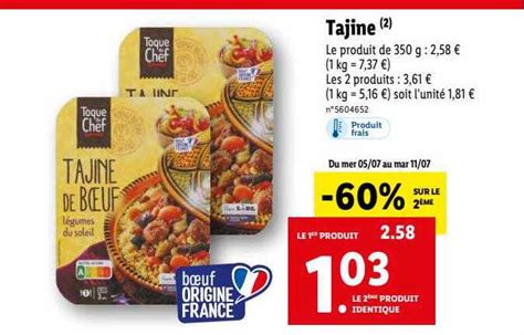 Promo Tajine Toque Du Chef Chez Lidl ICatalogue Fr