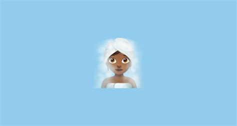 Donna In Sauna Carnagione Abbastanza Scura Emoji On Apple Ios