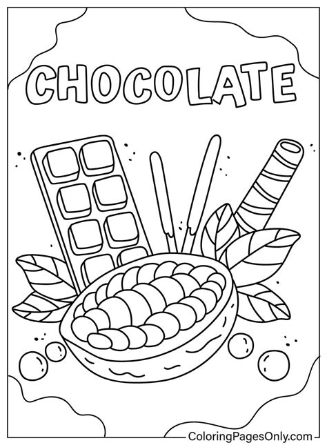 Coloriages Chocolat à Imprimer Coloriages Gratuits à Imprimer