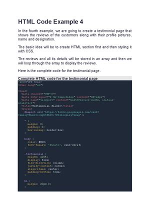 html web page examples  source code html web page examples
