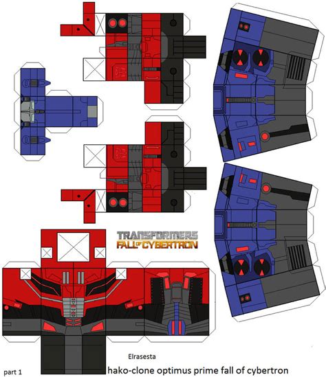 Hako Clone Optimus Prime Fall Of Cybertron Optimus By Elracesta On