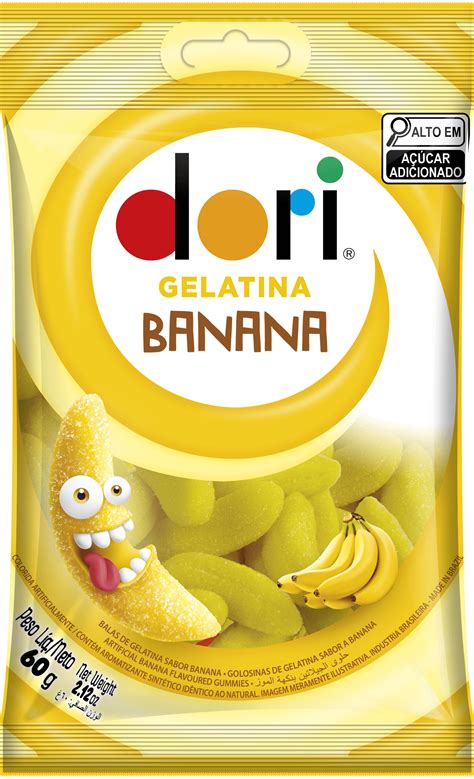 Dori Gelatina Banana 60g Dori Alimentos Sa