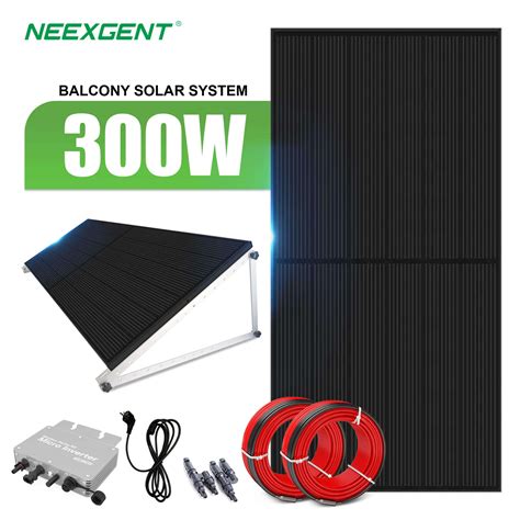 Neexgent Balcony Panel Solar W W On Grid System Germany Grid Tied