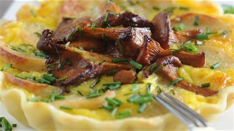 Recette Mini Quiche De Boudin Blanc Aux Girolles Youtube