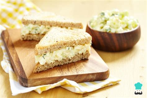 Sándwich con ensalada de huevo Fácil