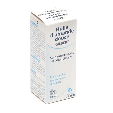 Gilbert Huile d amande douce bébé Peaux sensibles Cuir chevelu sec