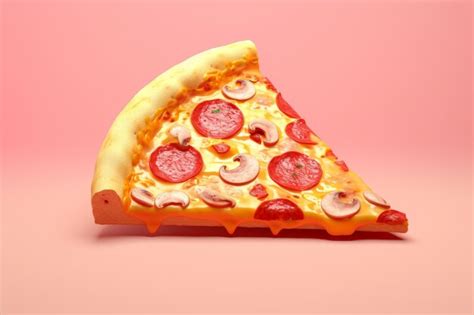 Una Rebanada De Pizza Deliciosa Foto Premium