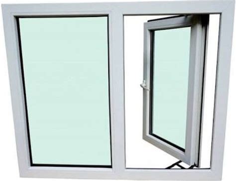 White Polished 11mm Aluminium Glass Hinged Window For Office At Rs 250 Sq Ft In New Delhi