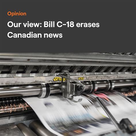 Our View Bill C 18 Erases Canadian News