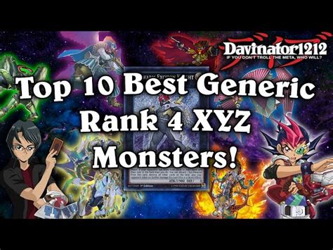 Top Best Generic Rank Xyz Monsters In Yu Gi Oh Off