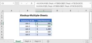 Xlookup Multiple Sheets At Once Excel Google Sheets Automate Excel