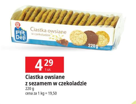 Ciastka Owsiane W Czekoladzie Wiod Ca Marka P Tit Deli Cena