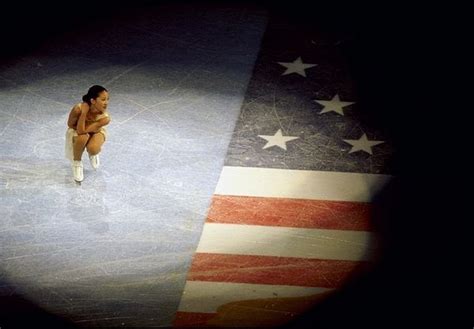 Michelle Kwan Performing An Exhibition During The U S Figure Skating