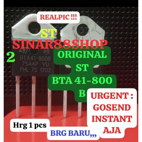 Jual ST BTA41 800B BTA 41 800B 41 800 B SCR THRYSTOR ST ORIGINAL IGBT