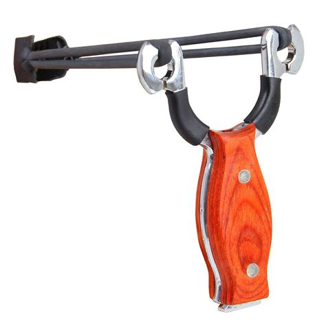 Very Axe Powerful Wood Handle Stainless Steel Slingshot Catapult