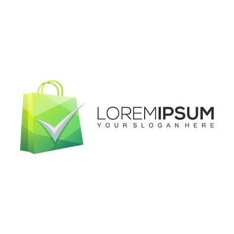 Premium Vector Shopping Bag Logo Design Template