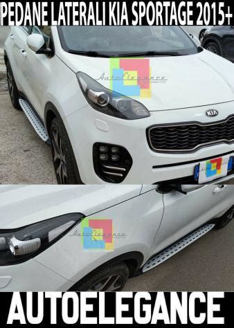 PEDANE LATERALI KIA SPORTAGE 2015 SOTTO PORTA ACCIAIO INOX Annunci