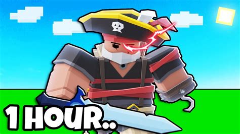 I Mastered Pirate Davey For Hour In Roblox Bedwars Youtube