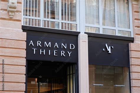 Armand Thierry Boutique Facade Of Clothing Shop With Text Brand And