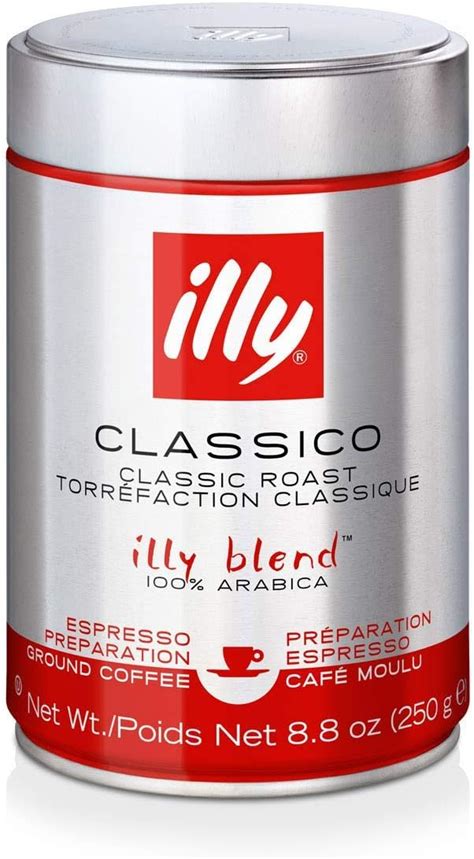 Illy Classico Ground Espresso Medium Roast Percent Arabica Coffee