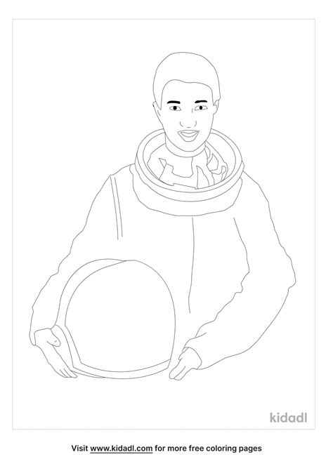 Mae Jemison Coloring Pages