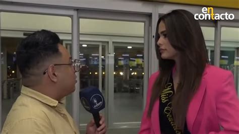 Valeria Gutiérrez habla antes de partir rumbo al Miss Internacional