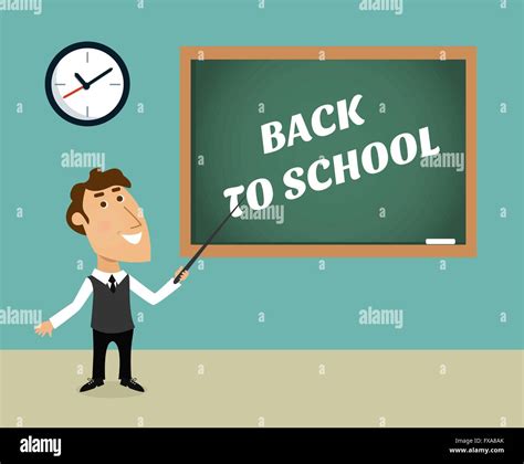 Back to school scene Stock Vector Image & Art - Alamy