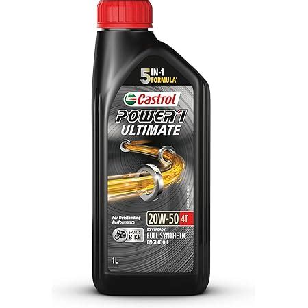 Castrol POWER1 ULTIMATE 10W 40 4T Full Synthetic Engine Oil For Bikes