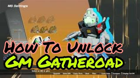 Sd Gundam Battle Alliance How To Unlock Gm Gatheroad Black Youtube